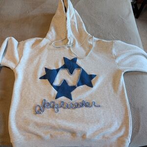 Aelfric Eden Light Gray and Navy Hoodie